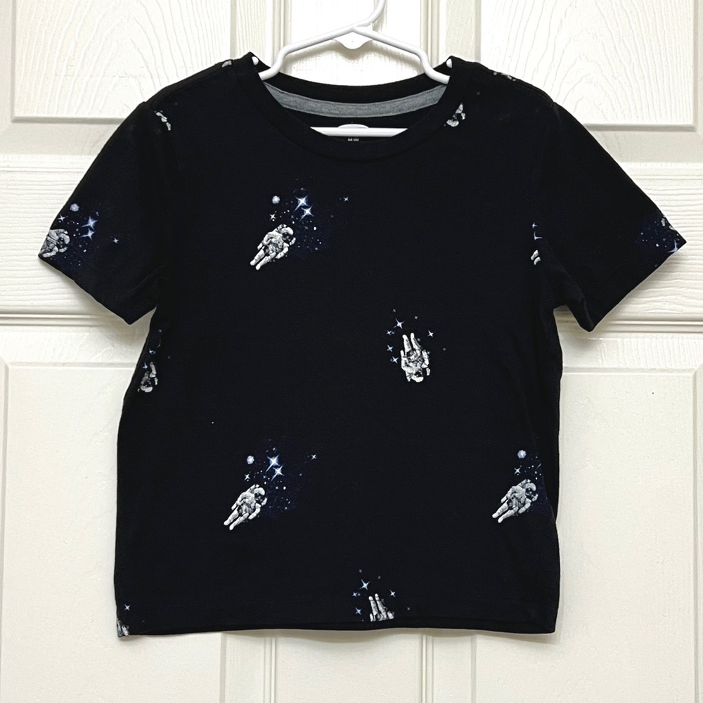 Boys Old Navy Astronaut Print T-Shirt Size XS 5